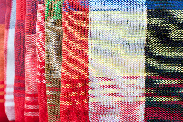istock Closeup folded of Fabric, Thai style loincloth 534787155