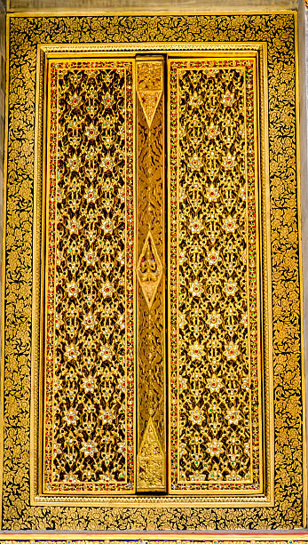 istock The golden door in thai style background 534787855