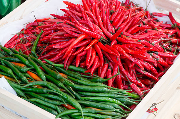 istock Chili Peppers in basket 534789145