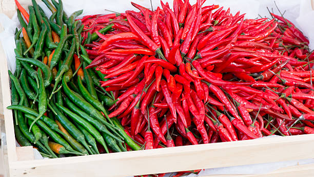 istock Chili Peppers in basket 534789147