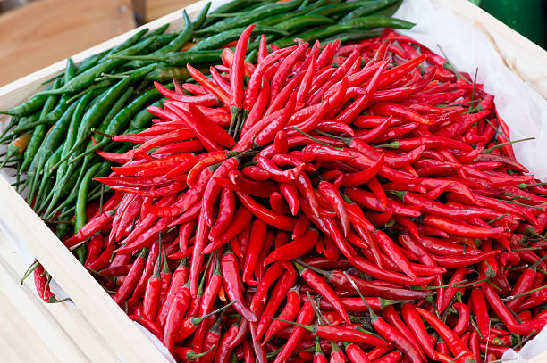 istock Chili Peppers in basket 534789149