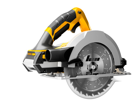 3D illustration of saw