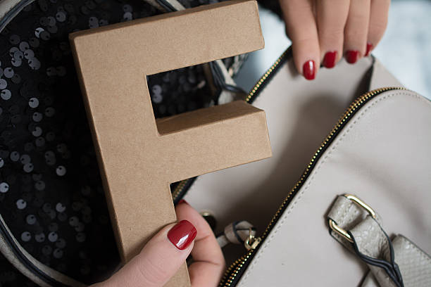 istock Letter F purse 534789581
