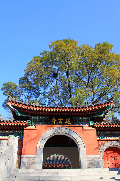 istock Temple architecture, Chinese traditional architectural style 534789753