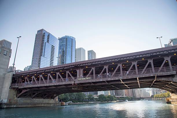 istock USA - Illinois - Chicago, Chicago River Skyline 534790155