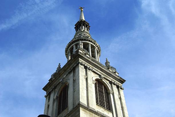 christ church грейфрайерс, лондон, англия - greyfriars church стоковые фото и изображения