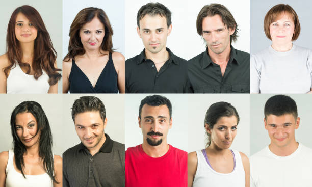 istock Charming and attractive look on group of ten people 534800949