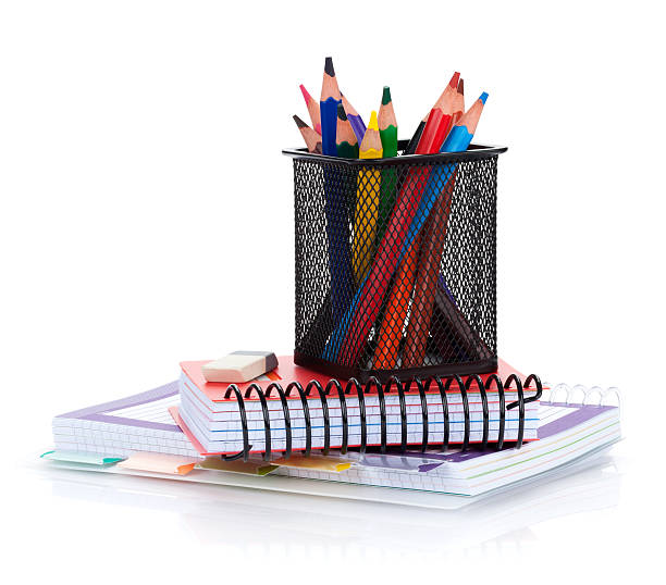 istock Colorful pencils and notepads 534801451