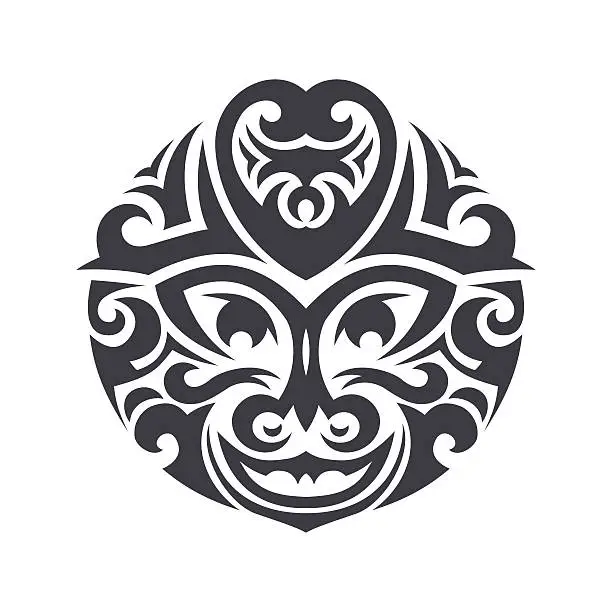 Vector illustration of Tribal Mask