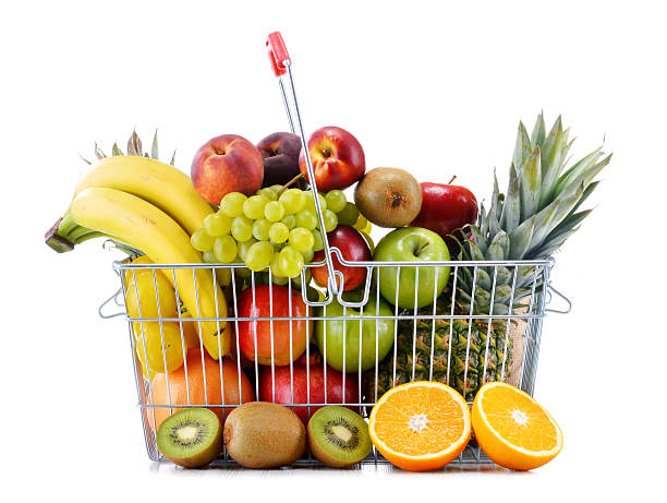 istock Composition with variety of fresh fruits. Balanced diet 534805471