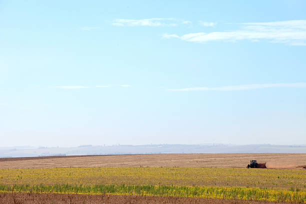 istock Harvesting soybean farm. 534825053