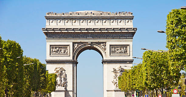 istock Champs-elysees and the Arc du Triomphe, Paris 534825229