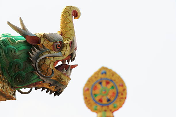 Painting, Roof, Asia, China - East Asia, Hong Kong