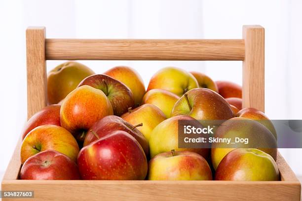 Apple Basket Stock Photo - Download Image Now - 2015, Apple - Fruit, Autumn