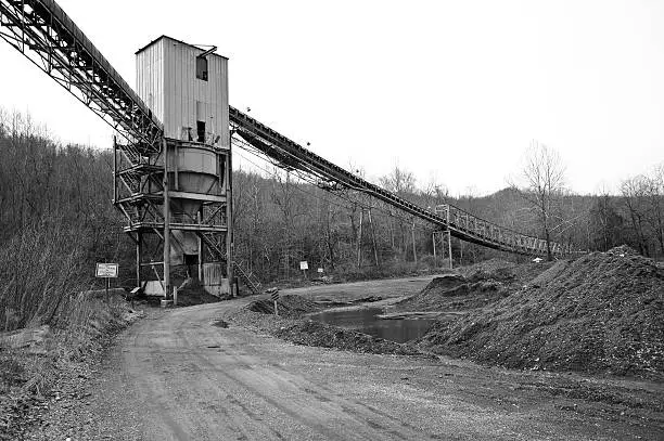 A Closed Down Coal Tipple used to Load Coal for Transport in the Appalachain Coal Fields