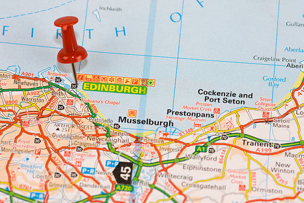 istock Street Map of  Edinburgh 534830825