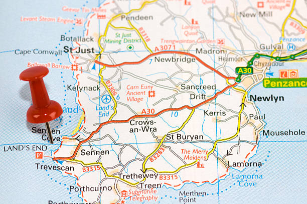 istock Street Map of  Land's End 534831067