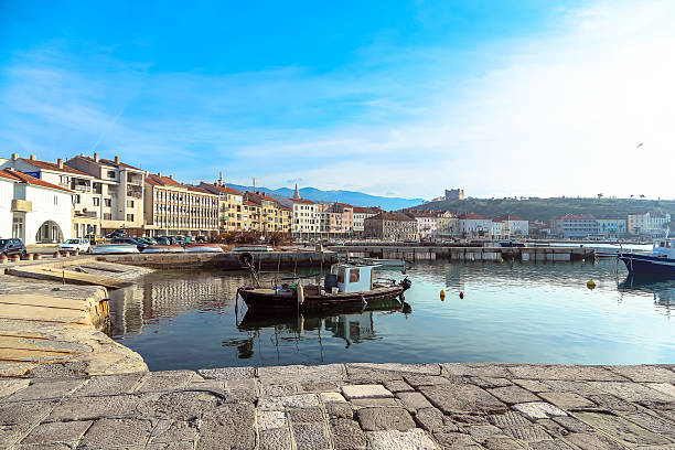 istock village landscape with sea 534832479