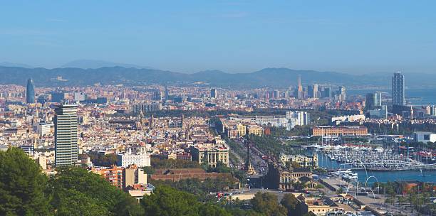 istock Aerial view of barcelona 534832529