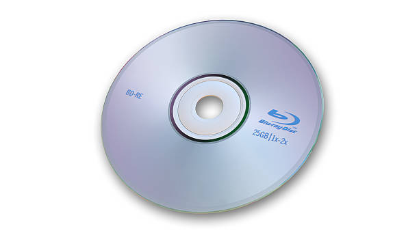 disco blu-ray em fundo branco - blu ray disc imagens e fotografias de stock