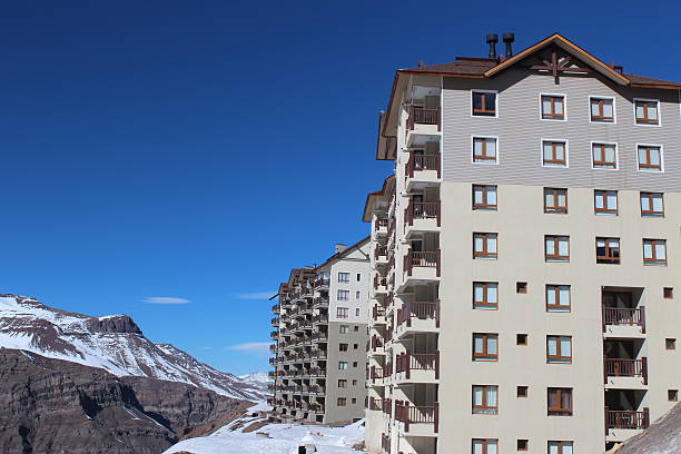 istock Alpine Chalet on a clear afternoon 534833775