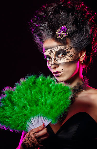 istock Girl in masquerade mask 534833821