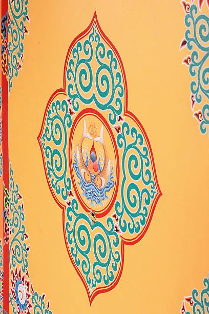 istock Buddhist wall decoration. Thrangu Tashi Yangtse Monastery-Nepal. 0964 534847417