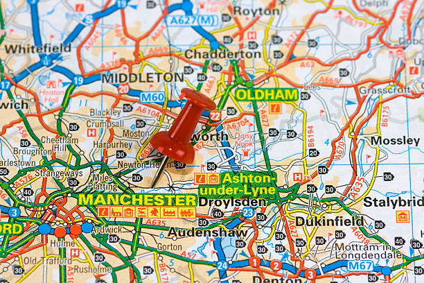 istock Street Map of Mamchester 534847797