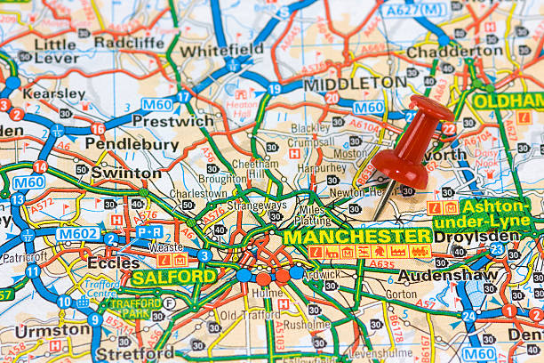 istock Street Map of Mamchester 534847799
