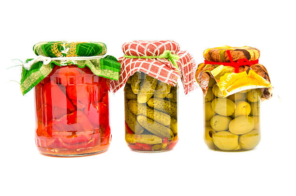 istock homemade preserved vegetable and fruit glass jar isolated 534848807