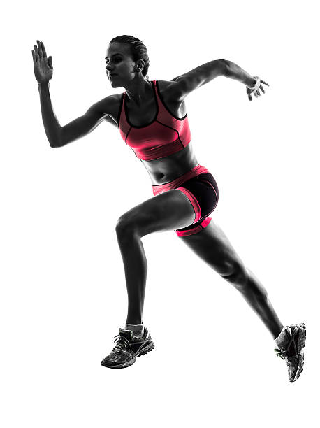 istock woman runner running jogger jogging  silhouette 534849517