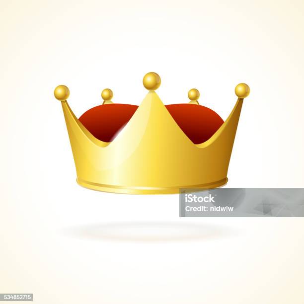 Vector Golden Crown Stock Illustration - Download Image Now - Diadem, 2015, Antique