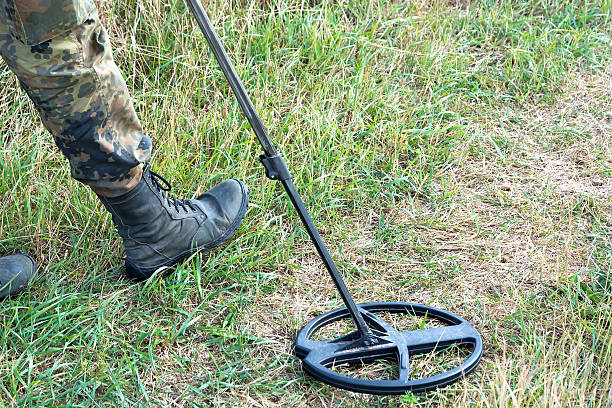 istock Search for treasure with metal detectors. 534862481