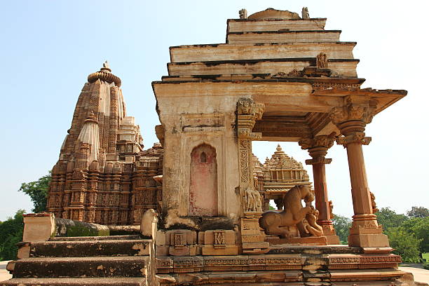 istock Khajuraho temples and their erotic sculptures, India 534865179