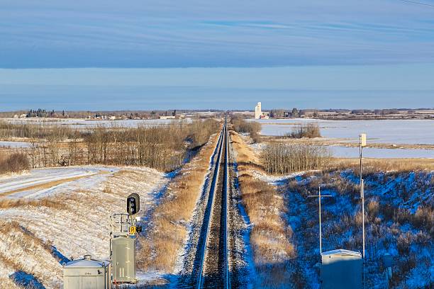istock Railroad Tracks in Winter 534866279
