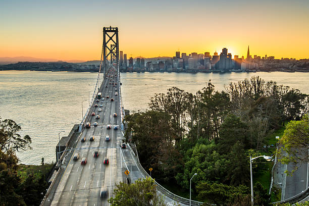 istock Bay Bridge and San Francisco during the best moment 534867725
