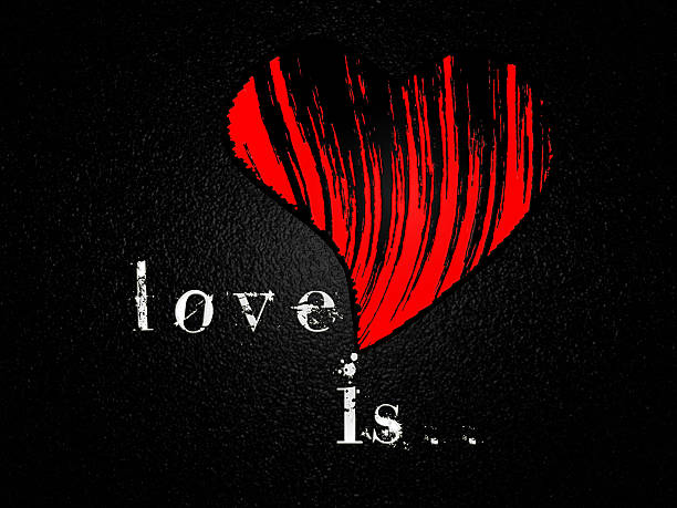 Love heart stock photo