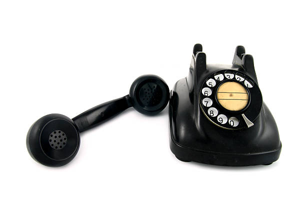 istock old telephone with rotary dial isolated on white background 534870457