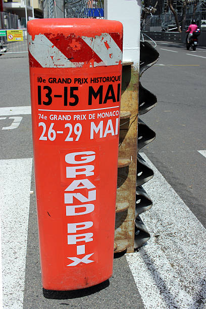 grande prêmio de mônaco historique placa - formula one racing monaco motor racing track grand prix - fotografias e filmes do acervo