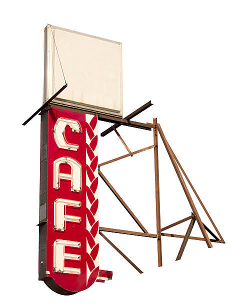 istock Vintage Cafe Neon Sign 534880012