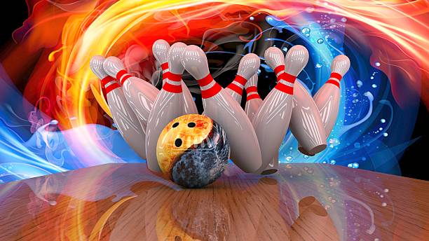 istock 3d render of a bowling ball crashing into the pins 534887995