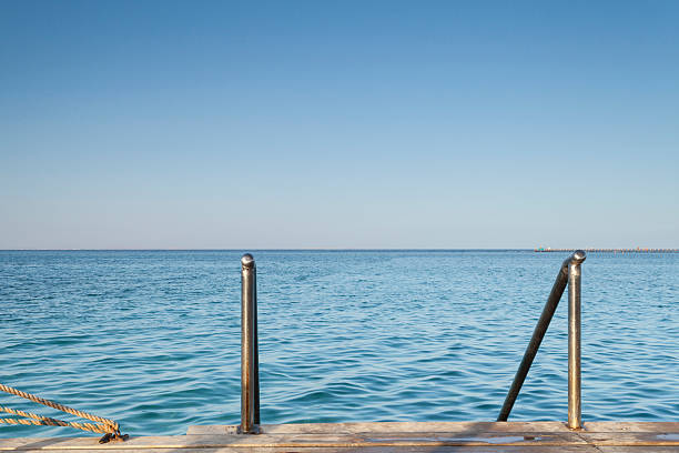 Jetty Leading Into The Red Sea In Egypt
