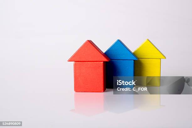 City By Little Bricks Stock Photo - Download Image Now - Block Shape, Building - Activity, City