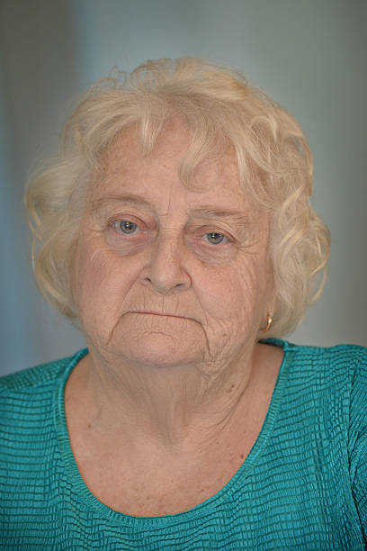 istock Portrait of a depressed old lady 534894571