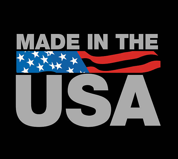 Hergestellt im den USA-Logo – Foto