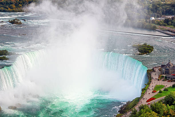 istock Niagara Horseshoe Falls Aerial View 534917281