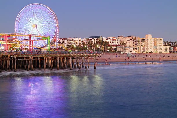 istock Santa Monica Pier at Night 534918413