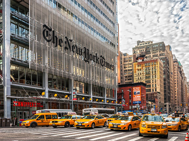 new york city - times up stock-fotos und bilder