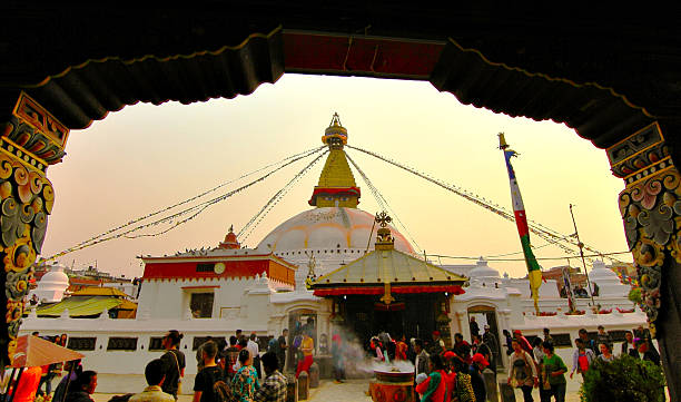 istock Sunset at the boudhanath stupa kathmandu nepal 534920461
