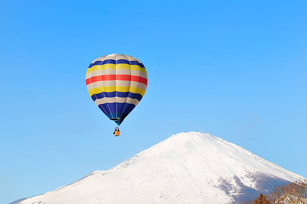istock Fuji and hot-air balloon 534923405